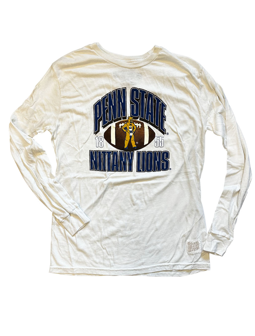 Nittany Lion Football Long Sleeve Tee | Original Retro Brand